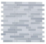 Bali Subway 11.75 x 11.75 Glass Subway Tile.