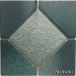 Alco Nature Green 6 x 6 Deco Pool Tile Series - TILE & MOSAIC DEPOT