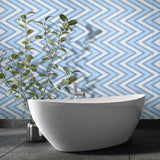 Costal Amiens Geometro Glass Mosaic Collection.