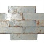 Grunge Collection 3x12 Aqua Ceramic Wall Tile - TILE & MOSAIC DEPOT