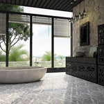 Artistic Pietra Floreale 03 Carrara/ Thassos Mosaic Tile - TILE & MOSAIC DEPOT