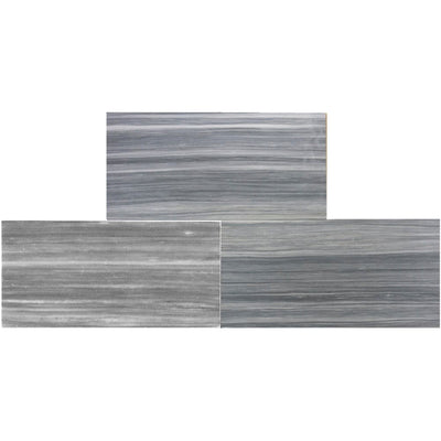 Bardiglio Scuro Marble 12x24 Polished Tile - TILE AND MOSAIC DEPOT