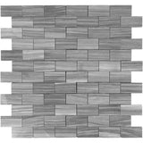 Bardiglio Scuro Marble 2x4 Polished Mosaic Tile - TILE AND MOSAIC DEPOT