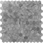 Bardiglio Scuro Marble 2x2 Hexagon Polished Mosaic Tile - TILE AND MOSAIC DEPOT
