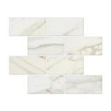 Calacatta Gold Marble 3x6 Polished Tile - TILE AND MOSAIC DEPOT