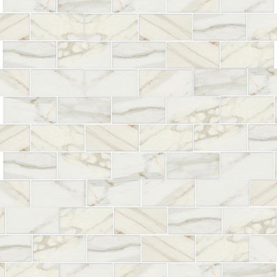Calacatta Gold Marble 3x6 Polished Tile - TILE AND MOSAIC DEPOT
