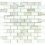 Calacatta Gold Marble 2x4 Honed Mosaic Tile - TILE AND MOSAIC DEPOT