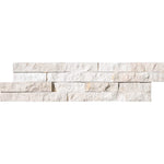 Royal Beige Marble 6x24 Stacked Stone Ledger Panel - TILE AND MOSAIC DEPOT