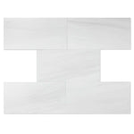 Dolomite Pearl Marble 6x12 Honed Tile - TILE AND MOSAIC DEPOT