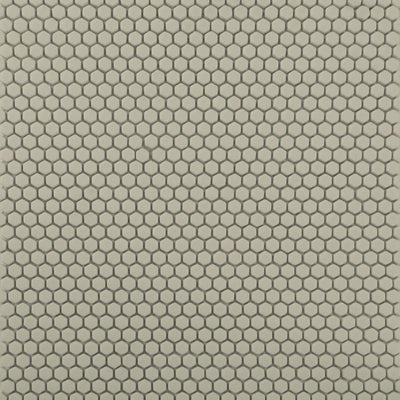 Flaxen Solid Geometro Glass Mosaic Collection.