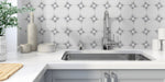 Thassos White Carrara White Bardiglio Marble Special Polished Mosaic Tile - TILE & MOSAIC DEPOT