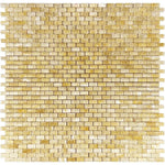 Honey Onyx 5/8x1 1/4 Polished Mosaic Tile - TILE AND MOSAIC DEPOT