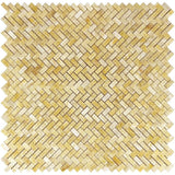 Honey Onyx 5/8 x 1 1/4 Mini Herringbone Polished Mosaic Tile - TILE AND MOSAIC DEPOT