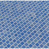 Hawaiian Beach 1X1 Staggered Glass Mosaic Tile - TILE AND MOSAIC DEPOT