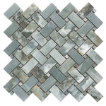 Imperial Onyx Green Porcelain Mosaic Tile - TILE & MOSAIC DEPOT