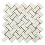 Imperial Onyx White Porcelain Mosaic Tile - TILE & MOSAIC DEPOT