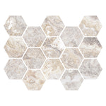 Imperial Ridge White Hexagon Porcelain Mosaic Tile - TILE & MOSAIC DEPOT