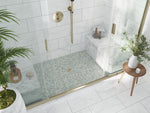 WATERFORD Mint Green Marble Mosaic Tile - TILE & MOSAIC DEPOT