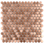 ROSE GOLD BRU. PENNY MOS 12X12.