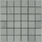Spanish Grey Marble 2x2 Polished Mosaic Tile.