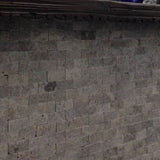 Silver Travertine 2x4 Split Face Mosaic Tile - TILE AND MOSAIC DEPOT