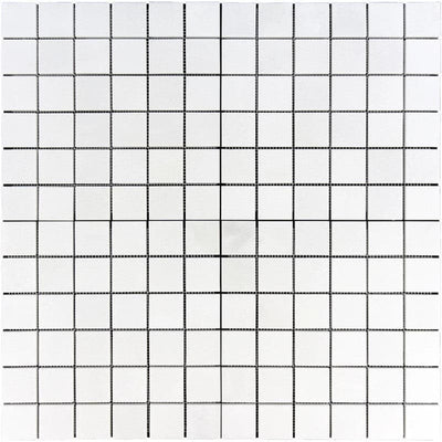 Thassos White Marble 2x2 Honed Mosaic Tile - TILE AND MOSAIC DEPOT