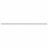 Thassos White Marble 3/4x12 Honed Pencil Liner - TILE & MOSAIC DEPOT