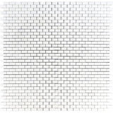 Thassos White Marble 5/8 x 1 1/4 Honed Mini Brick Mosaic Tile - TILE & MOSAIC DEPOT