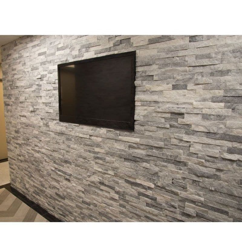 Alaska Gray 6x24 Stacked Stone Ledger Panel - TILE & MOSAIC DEPOT
