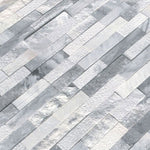 Alaska Gray Multi Finish 6x24 3D Stacked Stone Ledger Panel - TILE & MOSAIC DEPOT