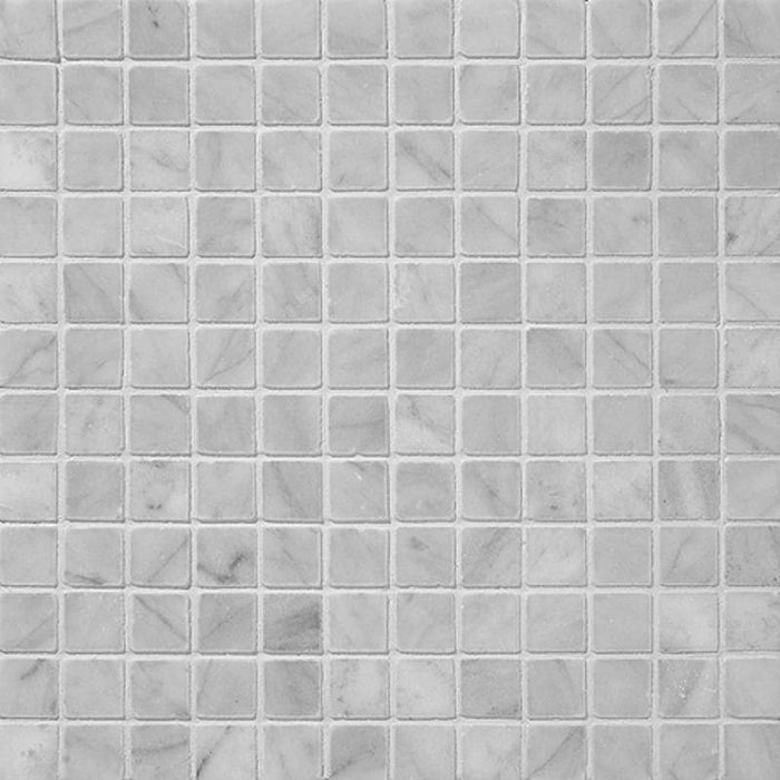 Bianco Amalfi 1x1 Honed Marble Mosaic Tile - TILE & MOSAIC DEPOT