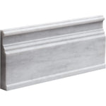 Bianco Caldo Marble 5 1/16x12 Polished Baseboard Molding - TILE & MOSAIC DEPOT