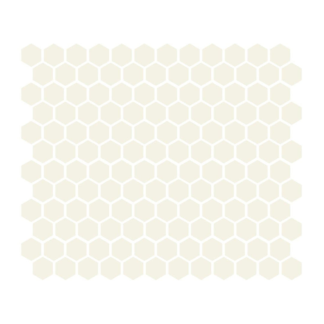 Biscuit 1″ Hexagon Glossy