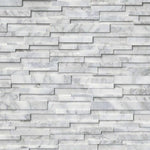 Calacatta Gold Marble 3D 6x24 Stacked Stone Ledger Panel - TILE & MOSAIC DEPOT