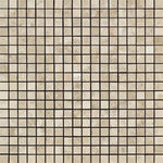Cappuccino Marble 5/8x5/8 Polished Mosaic Tile - TILE AND MOSAIC DEPOT