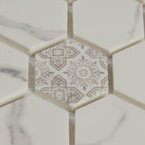 Carrara 1.5″ Hexagon