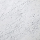 White Carrara Marble 18x18 Polished Marble Tile - TILE AND MOSAIC DEPOT