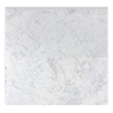 White Carrara Marble 18x18 Honed Marble Tile - TILE AND MOSAIC DEPOT