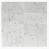 White Carrara Marble 4x8 Polished Tile - TILE AND MOSAIC DEPOT