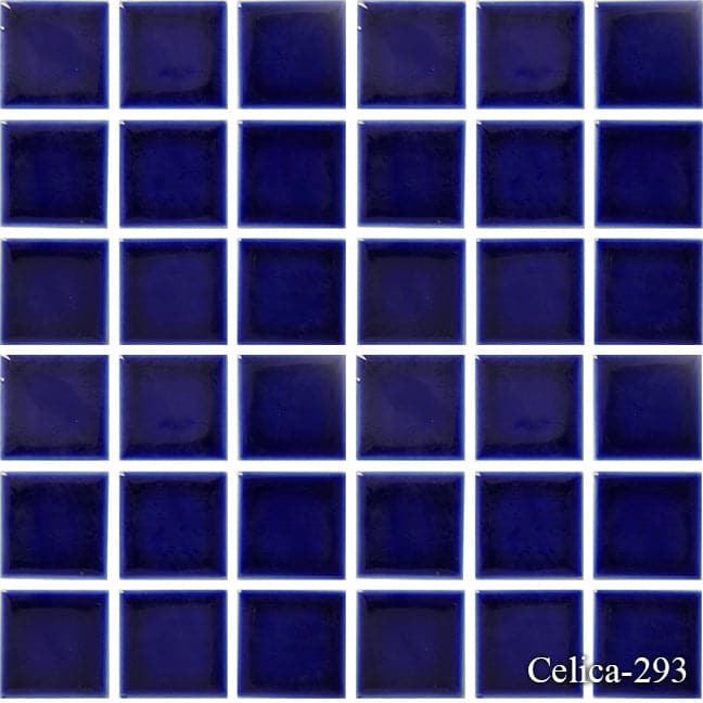 Cel Cobalt Blue 2 x 2 Pool Tile Series - TILE & MOSAIC DEPOT
