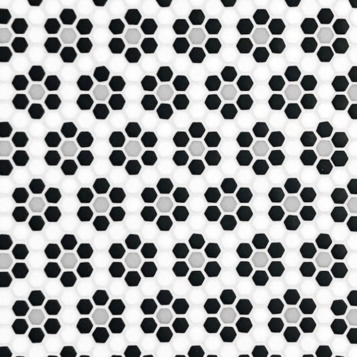 Classic Dijon Geometro Glass Mosaic Collection.