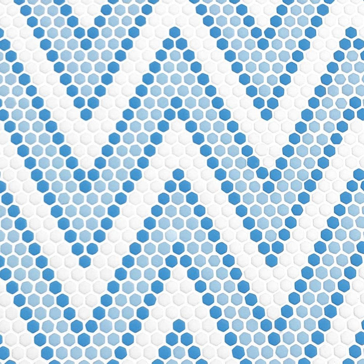 Costal Amiens Geometro Glass Mosaic Collection.