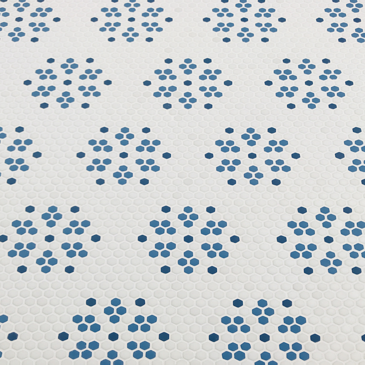 Costal Bayeux Geometro Glass Mosaic Collection.