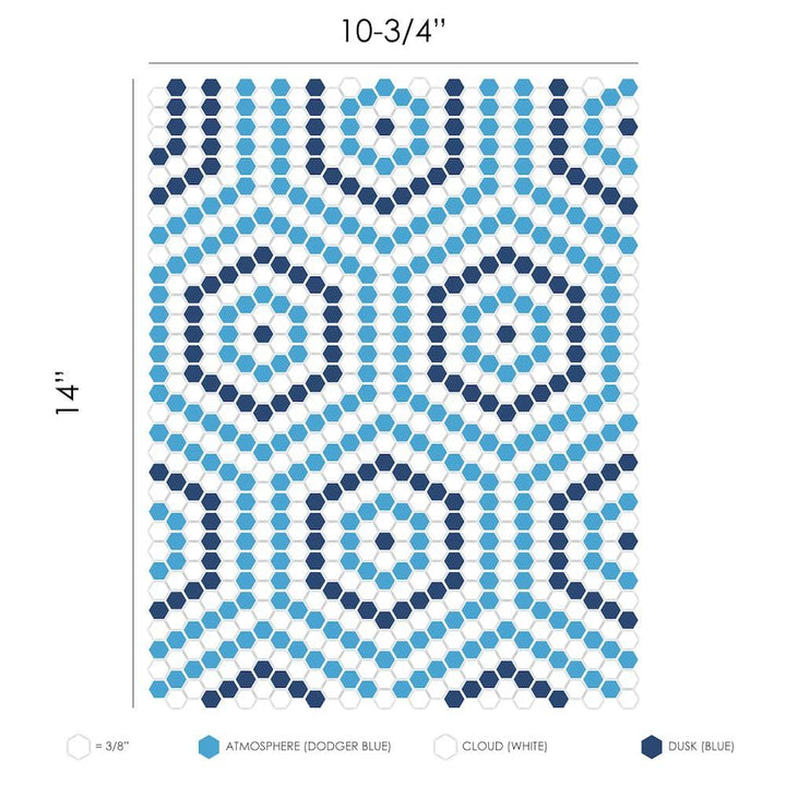 Costal Belfort Geometro Glass Mosaic Collection.