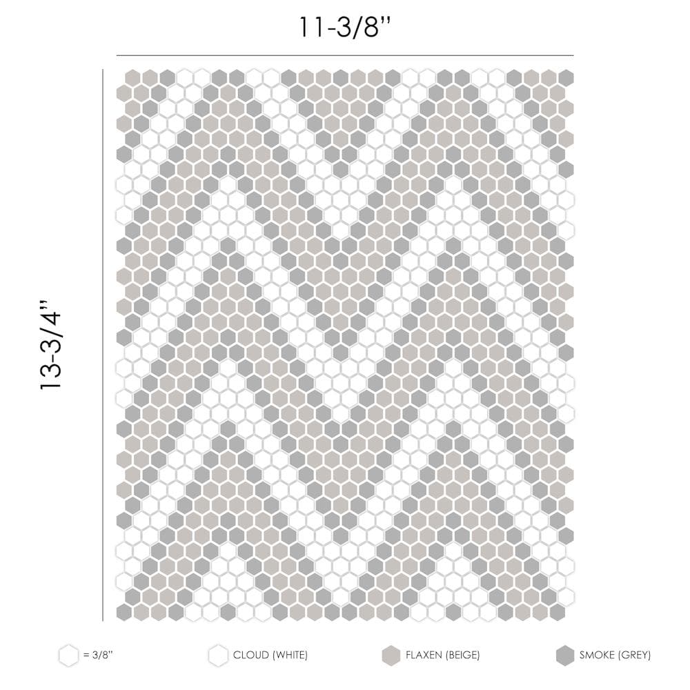 Country Amiens Geometro Glass Mosaic Collection.