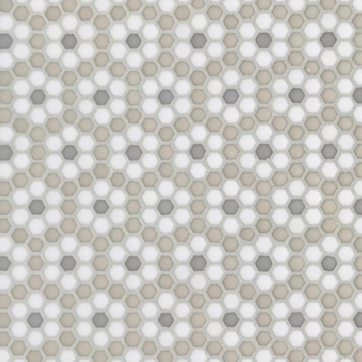 Country Dijon Geometro Glass Mosaic Collection.