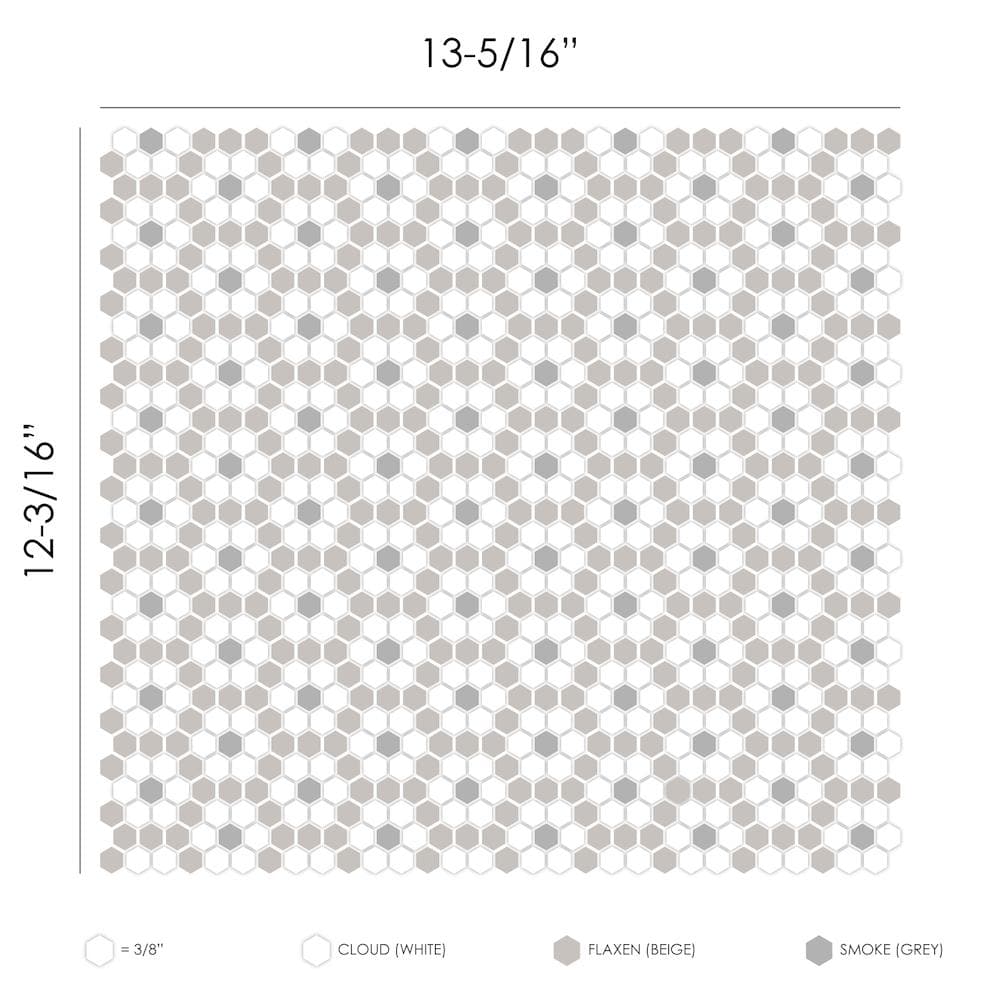 Country Dijon Geometro Glass Mosaic Collection.