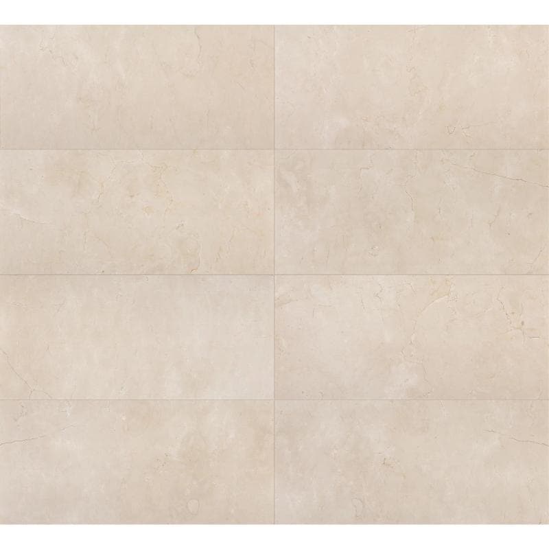 Crema Marfil Select Marble 12x24 Polished Tile - TILE & MOSAIC DEPOT