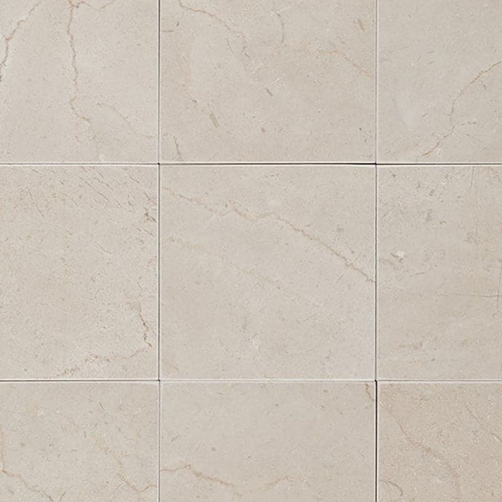 Crema Marfil Select Marble 4x4 Polished Tile - TILE AND MOSAIC DEPOT
