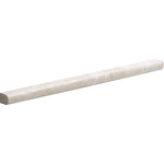 Royal Beige Marble 1/2x12 Polished Pencil Liner - TILE AND MOSAIC DEPOT